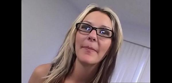  This hot momma has great boobs and her husband wants to see her get fucked by two other guys